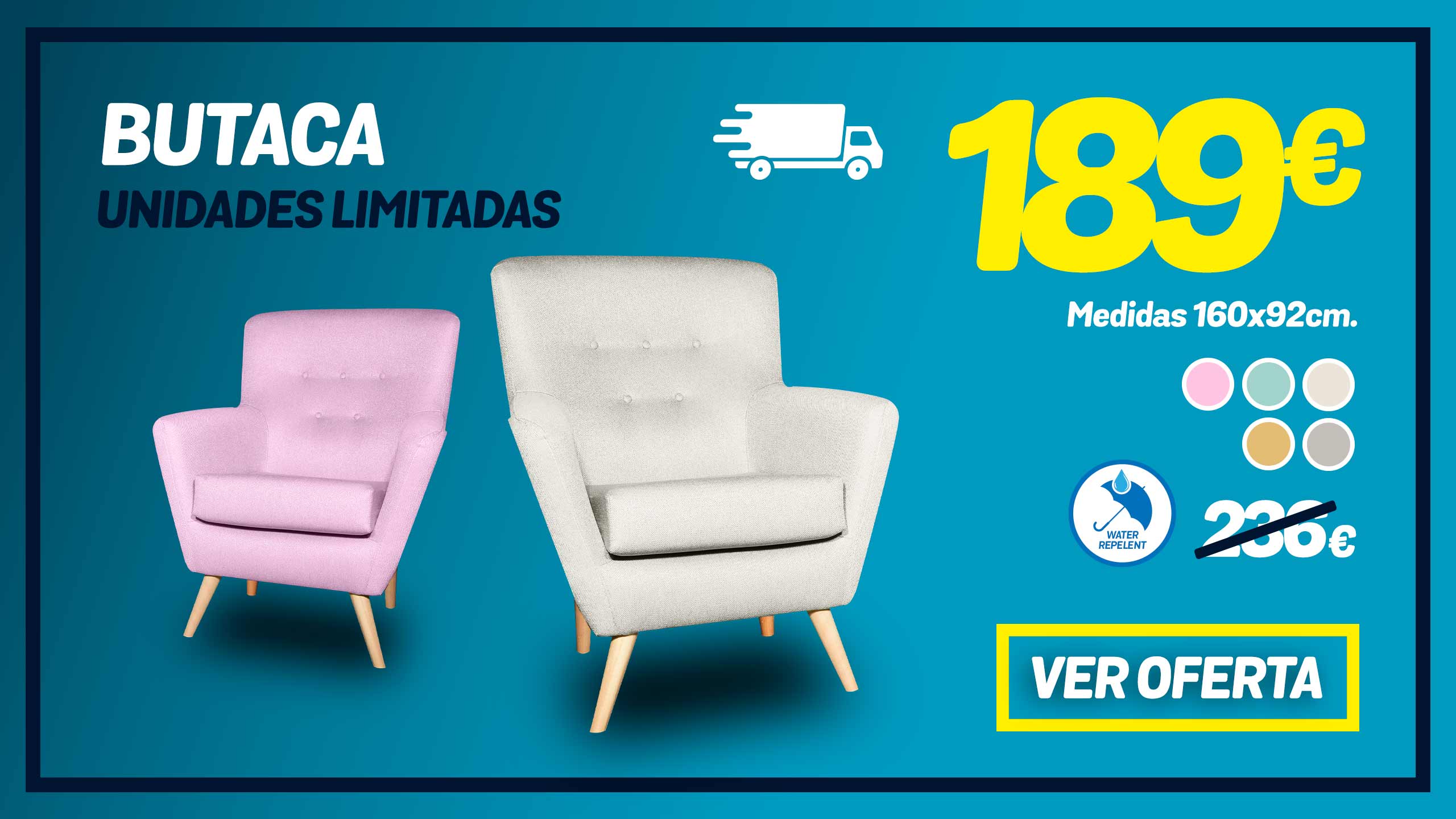 butaca en oferta